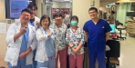 颱風放假日，彰基總院看診率高達99.5%。（照片彰基提供）