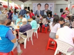 國民黨員林市長候選人涂俊任，以茶會方式與縣長候選人魏平政成立聯合競選總部。（照片競總提供）