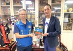 雲林榮服處長蘇文玄率員拜會北港朝天宮 感謝長期捐贈愛心物資嘉惠榮民眷家庭 讓長輩們深刻感受溫暖與祝福〜